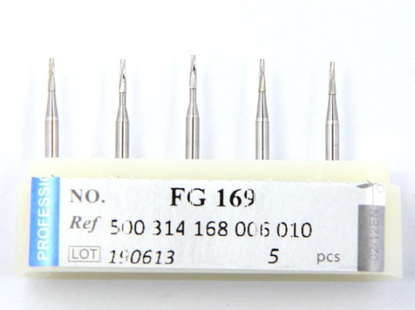 Бор твердосплавний для турбінного наконечника FG169 Mill 5 шт., фото 1
