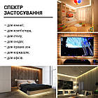 Світлодіодна стрічка RISHANG 60-2835-12V-IP20 5,5 W 530 Lm 4000 K 5 м (RN0860TA-B-NW), фото 8