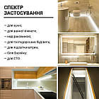 Світлодіодна стрічка RISHANG 60-2835-12V-IP65 5,5 W 352 Lm 4000 K 5 м (RN6060TA-B-NW), фото 8