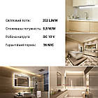 Світлодіодна стрічка RISHANG 60-2835-12V-IP65 5,5 W 352 Lm 4000 K 5 м (RN6060TA-B-NW), фото 3