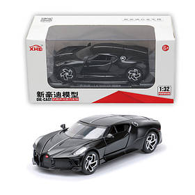 Модель автомобіля Bugatti La Voiture Noire. Металева інерційна машинка Бугатті 1:32