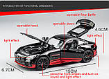 Модель автомобіля Mercedes Maisto AMG GT зменшена 1:32 зі фарами, що світяться, і звуковими ефектами мотора., фото 4