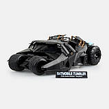 Машинка Бетмобіль. Колекційна машинка Batman BatMobile Tumbler Чорна, фото 7
