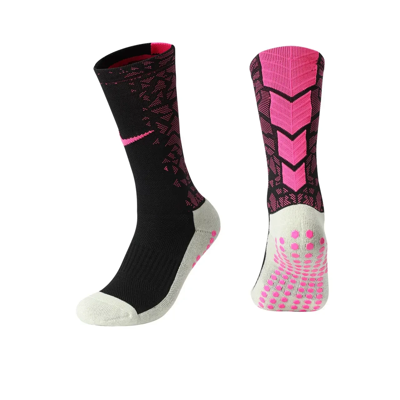 Тренувальні шкарпетки Nike (чорний+рожевий)
