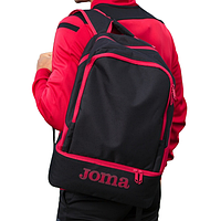 Рюкзак спортивный Joma Estadio III 23,8 л с отделением для обуви черно-красный (400234.106)