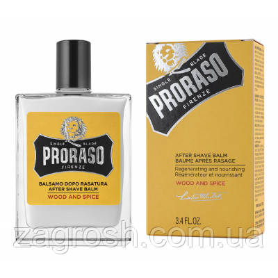 Бальзам після гоління Proraso Wood & Spice 100 мл (8004395007806)