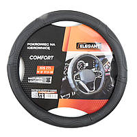 Оплет керма шкіра "М" (37-38 см) чорний Elegant 105771 встка перфорація