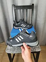 Термо кросівки чоловічі Adidas Climaproof Dark Grey темно-сірі. Кроси для чоловіків на зиму Адідас Климапруф