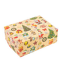 Подарункова коробка 240х180х90 "Новий рік"