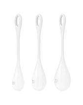 Набір йоні намистин Satisfyer Yoni Power 1 White, діаметр 2-2,5-3 см, вага 22-46-74г, фото 4