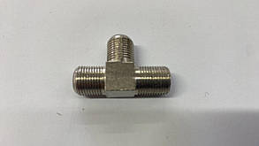 Розгалужувач антенний перехідник телевізійний Т-подібний (3 гнізда), фото 2