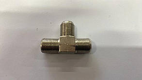 Розгалужувач антенний перехідник телевізійний Т-подібний (3 гнізда), фото 3