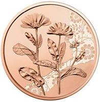 Австрия 10 евро 2022 г. «Язык цветов» третья монета серии " Бархатцы "
