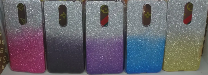 Чохол для Meizu Note 8 з блискітками