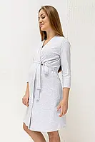 Сірий халат для вагітних і мам-годувальниць Mone (L) NW-4.7.3