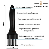 Інструмент тендерайзер молоток для розм’якшення м’яса Cooking House, фото 3