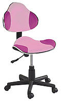 Кресло поворотное компьютерное Q-G2 розовое