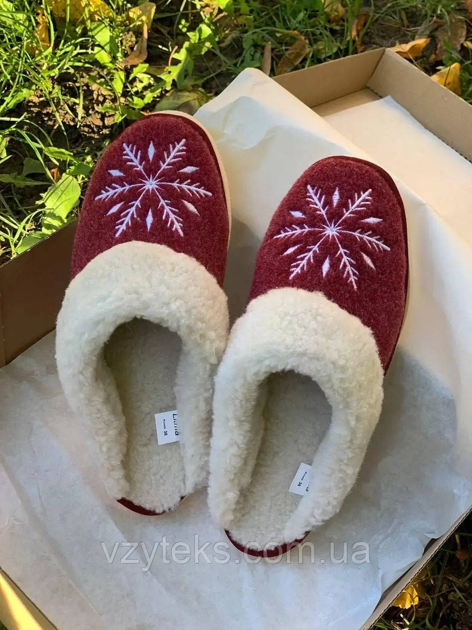 Пантолети домашні жіночі сніжинка Літма, фото 1