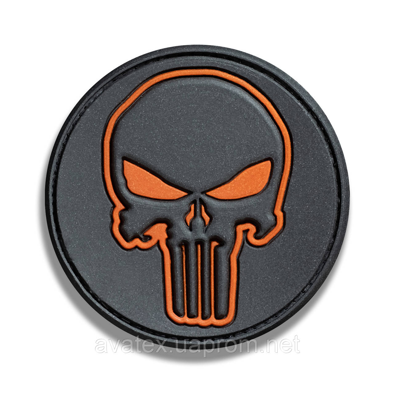 Шеврон круглий панішер Punisher череп