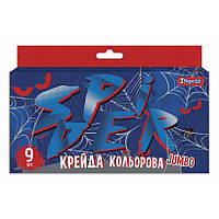 Крейда кольорова 1Вересня JUMBO Spider 9шт