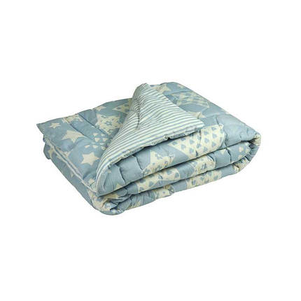 Ковдра вовняна Руно Blue зимова 200х220 євро, фото 1