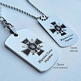 Армійські жетони з поліруванням і лазерним гравіюванням, фото 3