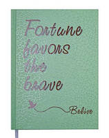 Щоденник недатований Buromax Fattore A5 288 сторінок, салатовий