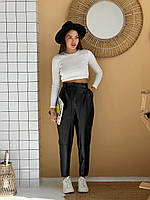 Жіночі штани з еко-шкіри