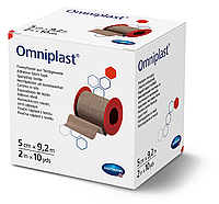 Пластырь фиксирующий Omniplast 5 см х 9,2 м текстильный