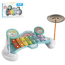 Музична іграшка - барабанна установка з ксилофоном арт. S 210-14