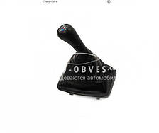 Ручка КПП BMW 3 серія E46 1998-2006 - type: чохол кпп + ручка oem шкірозамінник