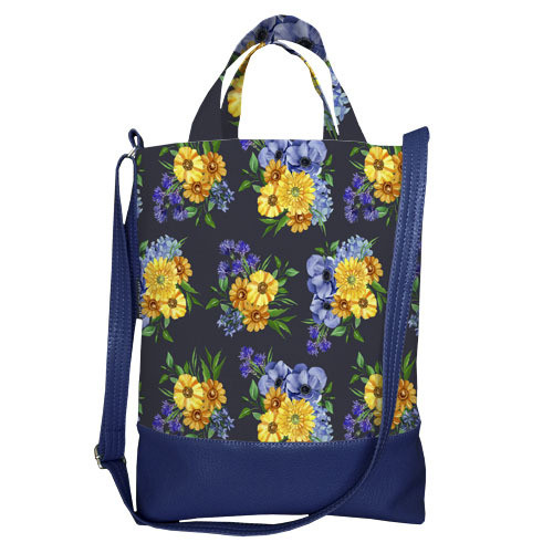 Сумка міська City Гербери та волошки 34x40 см (SCB_22U030_TSI), фото 1