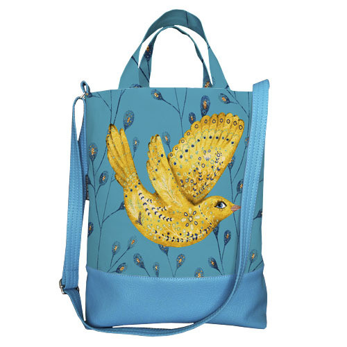 Сумка міська City Казкова пташка 34x40 см (SCB_22U031_GOL), фото 1