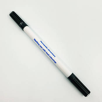 Фломастер харчовий двосторонній Lesepidado чорний — 1 шт.