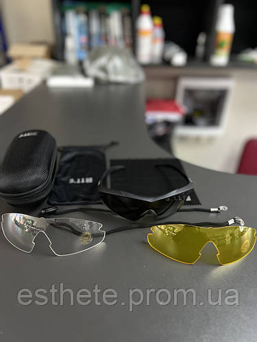 Купить Тактические военные очки 5.11 , баллистические со сменными ...