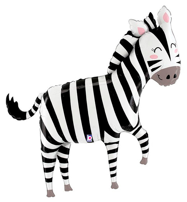 Повітряні кульки "Зебра", 90х84 см., Італія