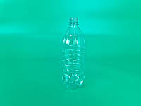Пластиковая бутылка ПЭТ 1,0 л, прозрачная с крышкой СБ 100 шт (100 шт)