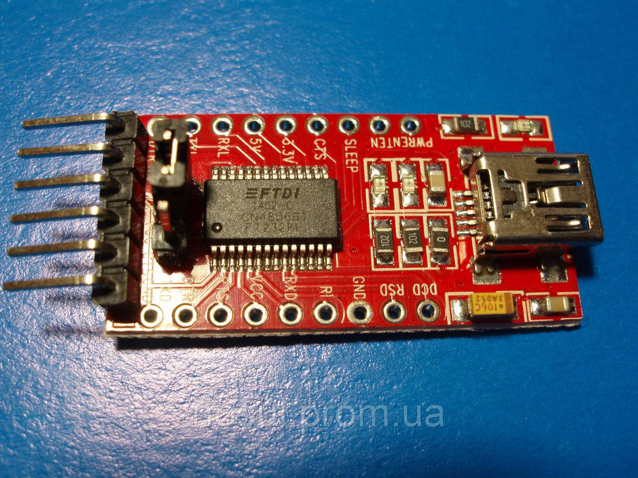 Программатор USB TTL UART на чипе FTDI FT232RL 1402HC RS232 - фото 4 - id-p159557795