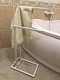 Стійка вішалка для ванної кімнати лофт 40*25*90 см. "Рондо" LNK LOFT, фото 5
