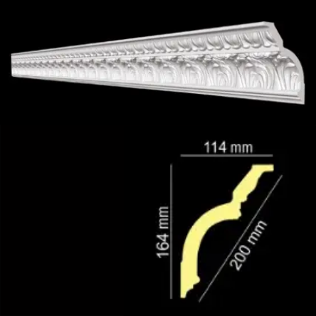 Плінтус стельовий GP-84  для натяжної стелі