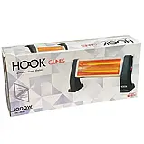 Нагрівач інфрачервоний кварцовий HOOK HK-406 1000 ВТ, фото 5