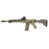 Пістолетна ручка DLG-Tactical на AR-15, М16 і аналоги (DLG-106) (прогумована з відсіком для зберігання), фото 11