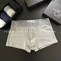 Белье мужское келвин кляйн трусы для мужчины Calvin klein striped2, серые Fellix