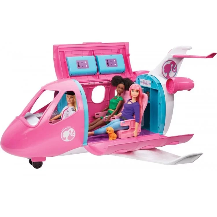 Ігровий набір Літак мрії з лялькою Барбі Пілот Barbie Dreamplane Transforming Playset with Doll Модель GJB33