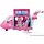 Ігровий набір Літак мрії з лялькою Барбі Пілот Barbie Dreamplane Transforming Playset with Doll Модель GJB33, фото 3