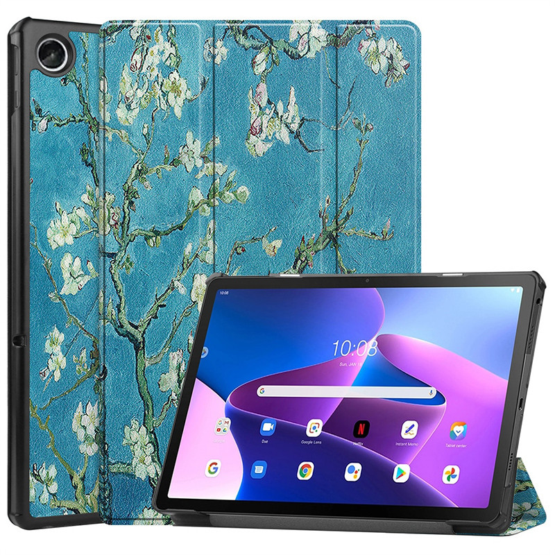 Чехол Lenovo Tab M10 Plus 3rd Gen 10.6" TB-128FU TB-128XU TB-125FU Ultra Slim Almond flowers