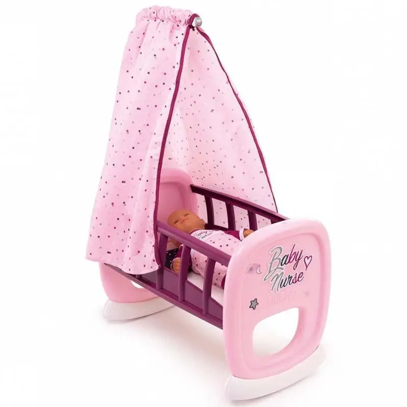 Ліжечко для ляльки з балдахіном Smoby Baby Nurse 220338