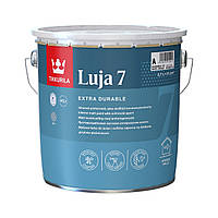 Краска для стен TIKKURILA LUJA 7 (ТИККУРИЛА ЛУЯ) 2.7л (A) шелковисто-матовая белая