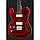 Harley Benton TE-90QM LH Trans Red, фото 4