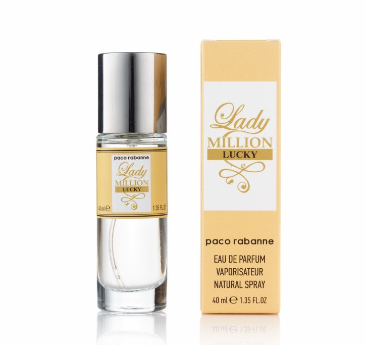 Жіночий міні парфум Paco Rabanne Lady Million Lucky 40 мл (320)
